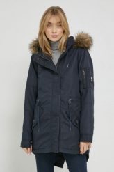 Superdry kurtka damska kolor granatowy przejściowa. Niebieskie kurtki Superdry, m, bez wzorów, bez kaptura. W wyprzedaży za 449.99 zł.