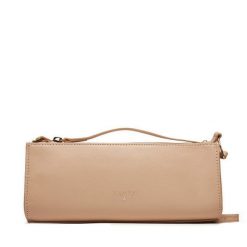 Torebka Patrizia Pepe. Brązowe listonoszki Patrizia Pepe, bez wzorów, bez dodatków. Za 459.99 zł.