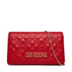 Torebka LOVE MOSCHINO. Czerwone kopertówki Love Moschino, bez wzorów, wizytowe, bez dodatków. Za 639.99 zł.