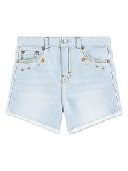 Levi's Kids Szorty dżinsowe w kolorze błękitnym rozmiar: 158. Niebieskie szorty Levi's Kids, z aplikacjami, z bawełny, klasyczne. Za 114.95 zł.