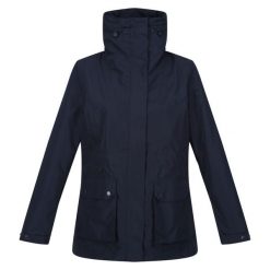 Płaszcz Przeciwdeszczowy Damski Novalee. Niebieskie płaszcze Regatta, l, bez wzorów, z materiału, z kapturem. Za 536.99 zł.