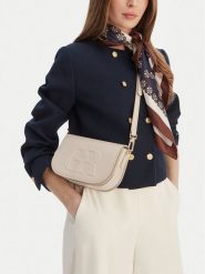 GINO ROSSI Torebka C-KY191 Écru. Listonoszki Gino Rossi, bez wzorów, z materiału, bez dodatków. Za 179.99 zł.