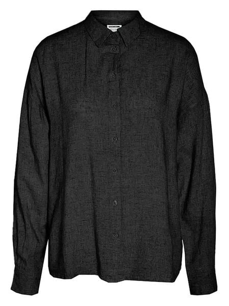 Noisy may Koszula "Leilani" w kolorze czarnym rozmiar: XL. Czarne koszule Noisy May, xl, bez wzorów, bez kołnierzyka, bez ramiączek. Za 154.95 zł.