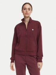 Guess Bluza V6YQ17 K4313 Bordowy Regular Fit. Czerwone bluzy Guess, m, z aplikacjami, z syntetyku, bez ramiączek, bez kaptura. Za 394.99 zł.
