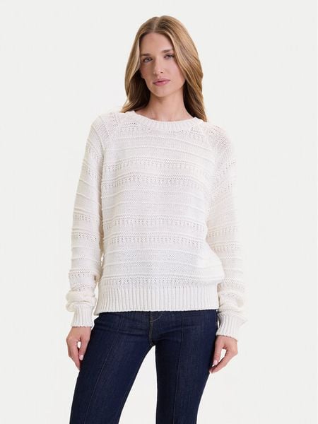 Mustang Sweter Silas 1016782 Écru Regular Fit. Swetry Mustang, s, bez wzorów, z syntetyku, bez ramiączek. Za 169.99 zł.