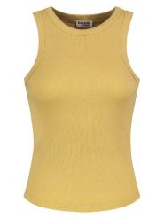 Sublevel Top w kolorze żółtym rozmiar: S. Żółte topy Sublevel, s, bez wzorów, bez kołnierzyka, bez ramiączek. Za 39.99 zł.