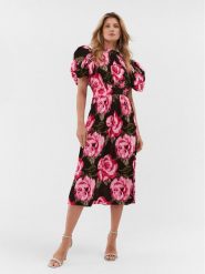 ROTATE Sukienka dzianinowa Jacquard Bell Maxi 1112452840 Kolorowy Regular Fit. Sukienki ROTATE, bez wzorów, z dzianiny, wizytowe, bez kołnierzyka, bez ramiączek, maxi. Za 2,149.00 zł.