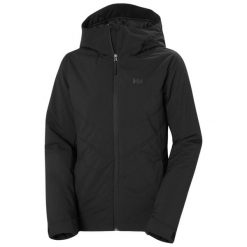 Damska kurtka narciarska Helly Hansen Alpine. Czarne kurtki narciarskie Helly Hansen, na zimę, bez wzorów, bez kaptura, narciarskie. W wyprzedaży za 981.00 zł.
