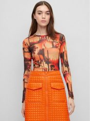 Hugo Bluzka 50489194 Kolorowy Slim Fit. Bluzki Hugo, xl, bez wzorów, z syntetyku, bez kołnierzyka, bez ramiączek. Za 229.99 zł.