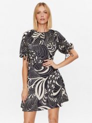 Ted Baker Sukienka codzienna Faridda 268466 Czarny Regular Fit. Czarne sukienki Ted Baker, na co dzień, bez wzorów, z syntetyku, bez kołnierzyka, bez ramiączek, proste. Za 699.99 zł.