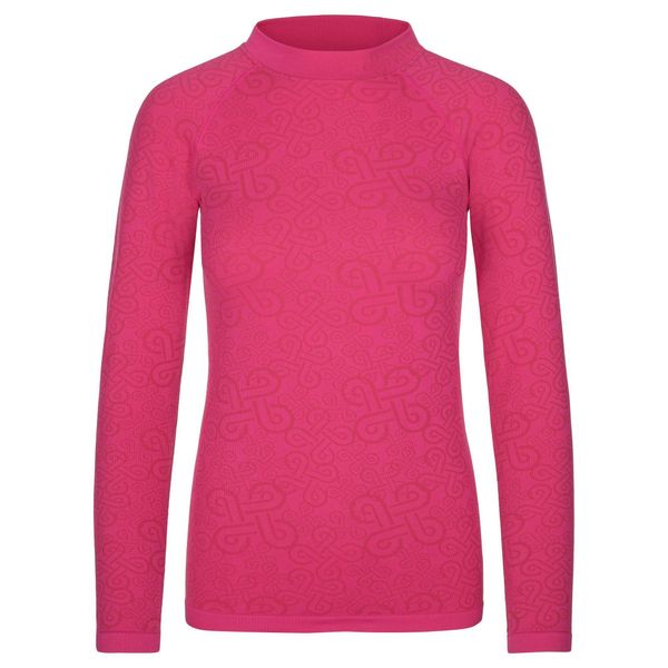 Damska bezszwowa podkoszulek Kilpi CAROL-W. Czerwone bielizna termoaktywna damska Kilpi, bez wzorów, bez ramiączek, narciarskie. W wyprzedaży za 128.00 zł.