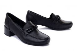 RIEKER 41660-00 black, półbuty/mokasyny damskie. Czarne mokasyny Rieker, bez wzorów. Za 339.90 zł.