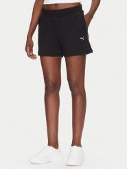 Puma Szorty sportowe ESS Elevated 5" 685020 Czarny Regular Fit. Czarne szorty sportowe Puma, bez wzorów, z bawełny. Za 99.99 zł.