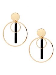 TATUUM Pozłacane kolczyki-wkrętki rozmiar: onesize. Czarne kolczyki Tatuum, metalowe. Za 34.95 zł.