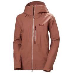 Damska kurtka wodoodporna Helly Hansen Verglas BC. Brązowe kurtki Helly Hansen, na zimę, bez wzorów, sportowe, bez kaptura. Za 1,640.00 zł.