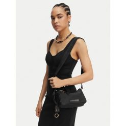 Torebka Elisabetta Franchi. Czarne torebki klasyczne Elisabetta Franchi, bez wzorów, klasyczne, bez dodatków. Za 1,109.00 zł.