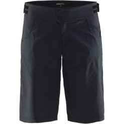 Craft szorty Dust XT, czarne, M. Czarne szorty sportowe Craft, bez wzorów, z materiału, rowerowe. W wyprzedaży za 199.00 zł.