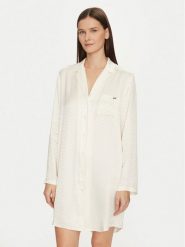 BOSS Koszula nocna 50535756 Biały Regular Fit. Białe koszule nocne Boss, xs, bez wzorów, z wiskozy, bez ramiączek. Za 339.99 zł.