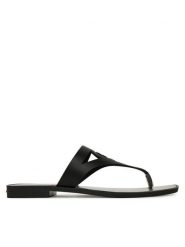 KARL LAGERFELD Japonki Skoot II KL80407 Czarny. Czarne japonki KARL LAGERFELD, bez wzorów, ze skóry. Za 399.99 zł.
