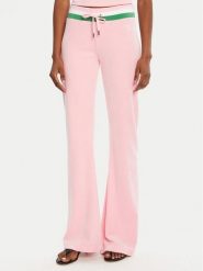 Juicy Couture Spodnie dresowe Velour JCWBJ225352 Różowy Regular Fit. Czerwone spodnie dresowe Juicy Couture, bez wzorów, z dresówki. Za 259.99 zł.
