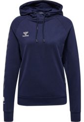Damska bawełniana bluza z kapturem Hummel Move Grid. Niebieskie bluzy z kapturem Hummel, l, bez wzorów, z bawełny, z kapturem, na fitness i siłownię. Za 256.85 zł.