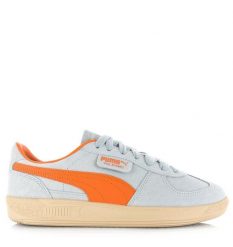 Buty PUMA Palermo z zamszu Miętowe. Białe buty treningowe Puma, bez wzorów, z materiału, bez zapięcia, do piłki nożnej. Za 257.95 zł.