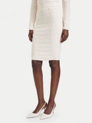 Marciano Guess Spódnica ołówkowa G6BD15 Z1932 Beżowy jasny Slim Fit. Brązowe spódnice Marciano Guess, xs, z aplikacjami, z syntetyku, ołówkowe. Za 589.99 zł.
