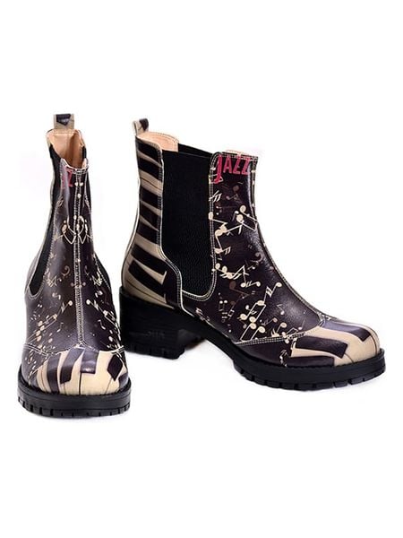 Goby Sztyblety w kolorze beżowo-czarnym rozmiar: 37. Brązowe buty sportowe lifestyle Goby, bez wzorów, z materiału, sportowe, bez zapięcia. Za 260.99 zł.