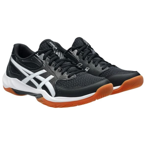 Buty halowe Asics Gel-Rocket 12. Białe buty treningowe ASICS, bez wzorów, z gumy, bez zapięcia, na fitness i siłownię. Za 289.99 zł.