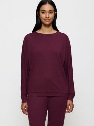 Triumph Bluza w kolorze bordowym rozmiar: 40. Czerwone bluzy Triumph, bez wzorów, bez kaptura. Za 74.99 zł.