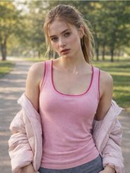 Wiskozowa bluzka na ramiączkach - różowy. Czerwone bluzki Sinsay, l, bez wzorów, z wiskozy, bez kołnierzyka, bez ramiączek. Za 29.99 zł.