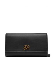 KARL LAGERFELD Torebka A1W32055 Czarny. Czarne listonoszki KARL LAGERFELD, bez wzorów, ze skóry, bez dodatków. Za 459.99 zł.