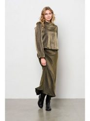 &Co Woman Bluzka "Elin" w kolorze złotym rozmiar: XL. Żółte bluzki &Co Woman, xl, bez wzorów, bez kołnierzyka, bez ramiączek. Za 101.70 zł.
