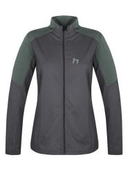 Hannah Kurtka polarowa w kolorze szaro-zielonym rozmiar: 38. Szare kurtki Hannah, bez wzorów, z materiału, bez kaptura. Za 217.99 zł.