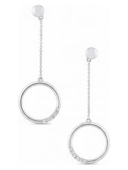 CARATELLI Złote kolczyki-wkrętki "Alexa" z diamentami rozmiar: onesize. Szare kolczyki CARATELLI, z diamentem, złote. Za 1,087.99 zł.