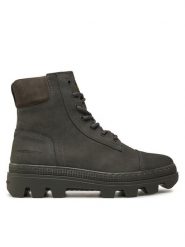 G-Star Raw Botki Noxer Boot Mid W D26649 Szary. Szare botki G-Star Raw, bez wzorów, z nubiku, retro, bez obcasa, na płaskiej podeszwie, bez zapięcia. Za 629.99 zł.