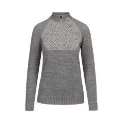 Bluza damska X-Bionic Apani 4.0 Transmission Layer Merino Grey. Szare bielizna termoaktywna damska XBIONIC, bez wzorów, bez ramiączek. W wyprzedaży za 900.00 zł.