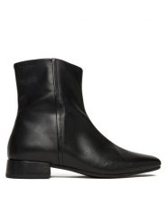 Vagabond Shoemakers Botki Mona 5955-001-20 Czarny. Czarne botki Vagabond Shoemakers, bez wzorów, ze skóry, bez obcasa, na płaskiej podeszwie, bez zapięcia. Za 609.99 zł.