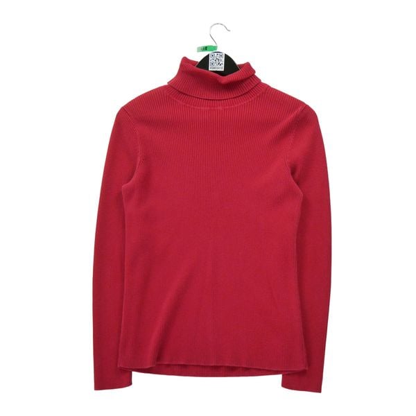 Damski sweter z golfem czerwony. Czerwone swetry Ralph Lauren, l, bez wzorów, bez ramiączek. Za 59.60 zł.