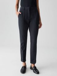 OPUS Spodnie "Melina" w kolorze czarnym rozmiar: 40. Czarne spodnie materiałowe Opus, bez wzorów, z materiału. Za 143.99 zł.