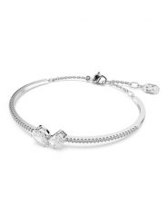 Swarovski Bransoletka z elementami ozdobnymi rozmiar: onesize. Szare bransoletki Swarovski, z cyrkonią, metalowe. Za 217.99 zł.