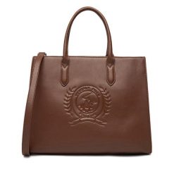 Torebka Beverly Hills Polo Club. Brązowe torebki klasyczne Beverly Hills Polo Club, bez wzorów, klasyczne, bez dodatków. Za 199.99 zł.