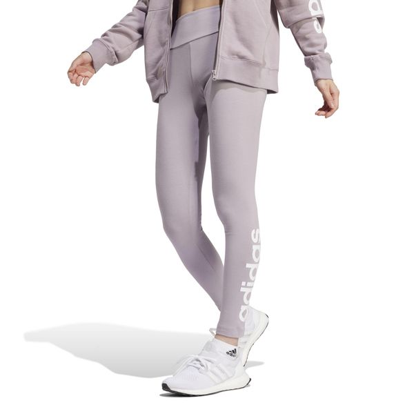 Legginsy fitness damskie ADIDAS. Białe legginsy adidas, bez wzorów, z bawełny, sportowe. Za 69.99 zł.