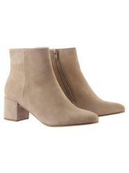 Högl Skórzane botki "Daydream" w kolorze beżowym rozmiar: 35. Brązowe botki Högl, bez wzorów, eleganckie, bez obcasa, bez zapięcia. Za 342.91 zł.