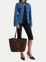 Nine West Torebka EO-STEEL ROSE-LDA9417 Brązowy. Brązowe shopper bag Nine West, bez wzorów, z materiału, bez dodatków. Za 329.99 zł.