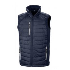 Wyściełana kurtka puchowa z recyklingu Result Black Compass. Niebieskie kurtki RESULT, m, bez wzorów, z poliesteru, bez kaptura. Za 259.00 zł.