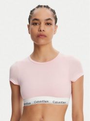 Calvin Klein Underwear T-Shirt LV00QF7213 Różowy Slim Fit. Czerwone t-shirty Calvin Klein Underwear, l, bez wzorów, z bawełny, bez kołnierzyka, bez ramiączek. Za 139.99 zł.