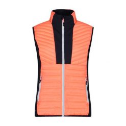 Damska kurtka bez rękawów CMP. Czerwone kurtki narciarskie CMP, na zimę, bez wzorów, bez kaptura, narciarskie. Za 435.50 zł.