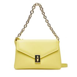 Torebka Furla. Żółte listonoszki Furla, bez wzorów, bez dodatków. Za 2,329.00 zł.