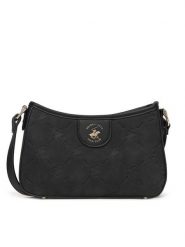 Beverly Hills Polo Club Torebka BHPC-L-001-07 Czarny. Czarne listonoszki Beverly Hills Polo Club, bez wzorów, ze skóry, bez dodatków. Za 179.99 zł.